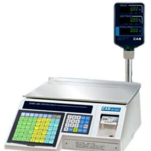CAS LP1000NP Label Printing Scale / Pole 30X0.01 lb,NTEP,Legal For Trade