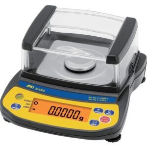 A&D EJ-54D2 dual-range balance with standard breeze break