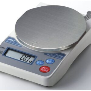 A&D HL-2000iVP Portable Scale 2000 g x 1 g AC adapter & Case