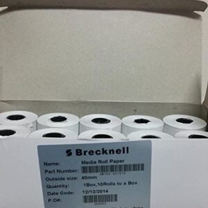 Brecknell Part # AWT05-507979 Thermal Paper for CP103 Receipt Printer, 1 Box/ 10 Rolls