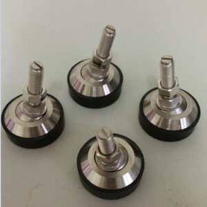 MNM Scales Package of 4 adjustable swivel steel Foot, 1/2-20 for floor scale