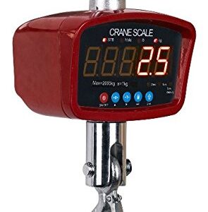 Optima Scales OP-924A-1000 General Purpose Crane Scale - 1000 lbs x 0.5 lb. LED