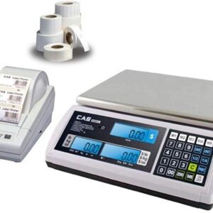 CAS S-2000 Jr Price computing Scale,NTEP, 60 lb X0.01 lb, DLP-50 Thermal Label
