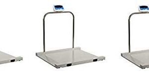 Brecknell MS-1000 Digital Portable Wheelchair Scale; 1000lb. Capacity pack of 3 scales