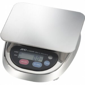 A&D HL-3000WPN Portion Control Washdown Scale, 3000g x 1g (NTEP)