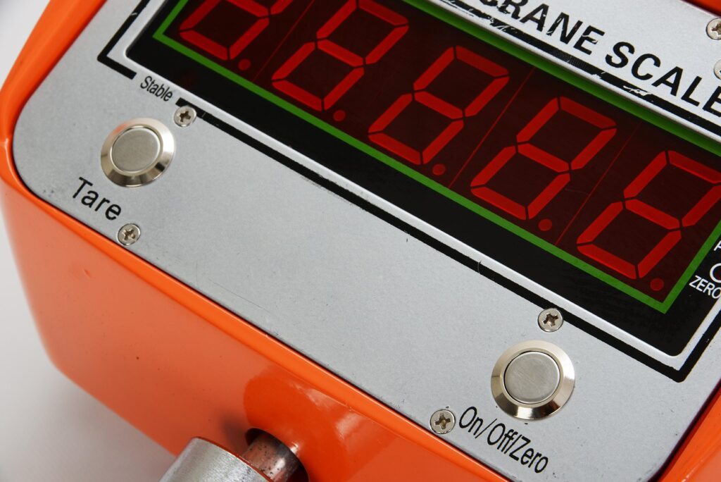 Optima Scales OP-925A-6000 Heavy-Duty Crane Scale - 6000 lbs x 2 lb. LED Display