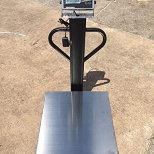 1000 lb shipping scale 20 x 20 portable bench