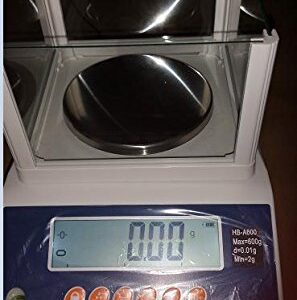 MNM Scales Lab Balance 600 X 0.01g, Precision Jewelry Scale, g/oz/ct/dwt/, AC Adaptor,New