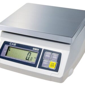 CAS SW-1 (50) SW Series Portion Control Bench Scale, 50lb Capacity, 0.02lb