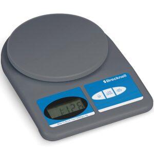 Brecknell Electronic Office Scale, Postal, Jewelry, 5000x1 g / 11x0.1 oz, Pan