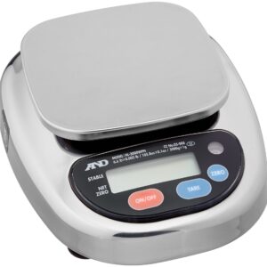 A&D HL-3000WPN Series HLWP Compact Scale, NTEP Approved, 3000g
