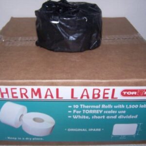 Torrey Blank Standard Label PLS-40L for LSQ-40L Scale,10 roll/ Case,1500/Roll /