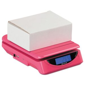 Brecknell PS25PINK PS25 25lb Electronic Postal Shipping Scale 8 x 6 Platform