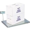 Brecknell PS500-22S, Compact Lightweight Floor Scale, 500 lb x 0.2 lb, 22" x 22"