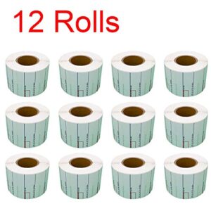 CAS LST-8010 Printing Scale Label, 58 x 40 mm, UPC 12 Rolls Per Case