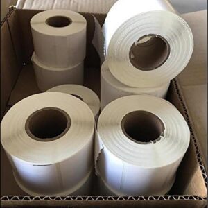 Case of Blank Thermal Label for Detecto DL1060P, 12 Rolls/Each Roll 750 Labels