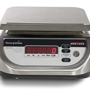 Rice Lake Versa-Portion RLP-6S Washdown Portable Scale 6Lb by 0.002 LB, NTEP