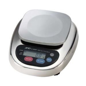 A&D HL-3000LWP Series HLWP Compact Scale, Long Pan, 3000g Capacity