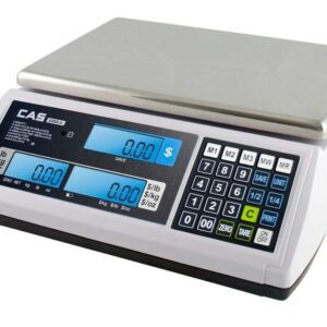 CAS S2000Jr 30 Pound Capacity - LCD Display - 3 Direct PLUs annd 199 Indirect