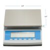 Brecknell PS150 Portable Bench Scale; up to 150lb. Capacity - Image 4