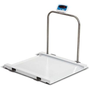 MNM Scales Physician Medical Wheelchair Scale, 1000 lb x 0.5 lb