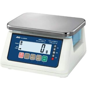 A&D SJ-15KWP Compact Washdown Scale. 33Lb x 0.0005Lb