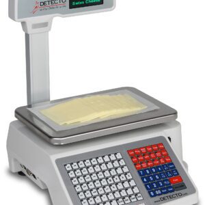 Detecto DL1030P Deli Scale with Integral Printer, Tower Pole Display, 30 lb. x 0.01 lb.
