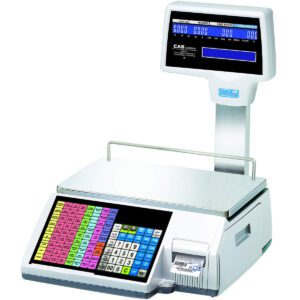 CAS CL5500 Pole Electronic Price Computing Scale with Dual LCD Display, Ethernet