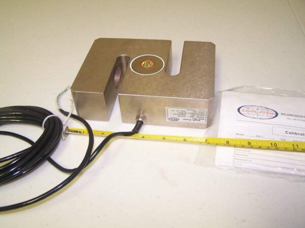 OP-926B-20K 20000 x 1 LB CALIBRATED S-TYPE LOAD CELL 20K WITH LCD INDICATOR CRANE SCALE TENSION/ COMPRESSION - Image 4