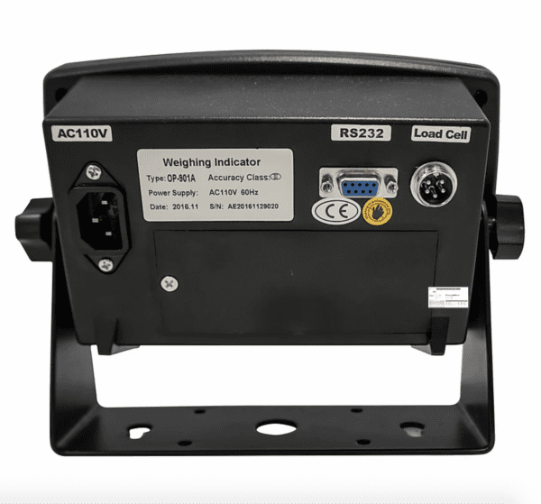 OP-926B-20K 20000 x 1 LB CALIBRATED S-TYPE LOAD CELL 20K WITH LCD INDICATOR CRANE SCALE TENSION/ COMPRESSION - Image 2