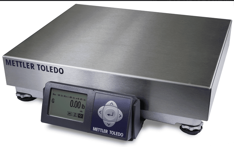 Mettler Toledo BC6L Shipping Scale,150lb x .1oz,SS Platter-BCA-222-60LU-1501-110