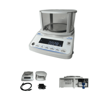 A&D FX-123 Reloading Scale - 122g x 0.001g with a 100 gram calibration weight
