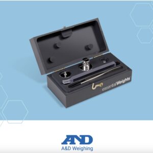 A&D Weighing AD-100-10- 200, 100 g, 10 g, 200 mg, ASTM Class I, w/ISO17025 Cert.