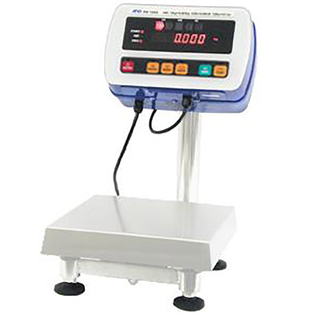 AND Weighing SW-15KSF High Pressure Washdown Scale with Small Platform, NTEP, 15000 g x 2 g