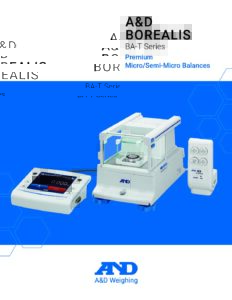 A&D BA-225TE Semi-Micro Balance, 220 g x 0.01 mg