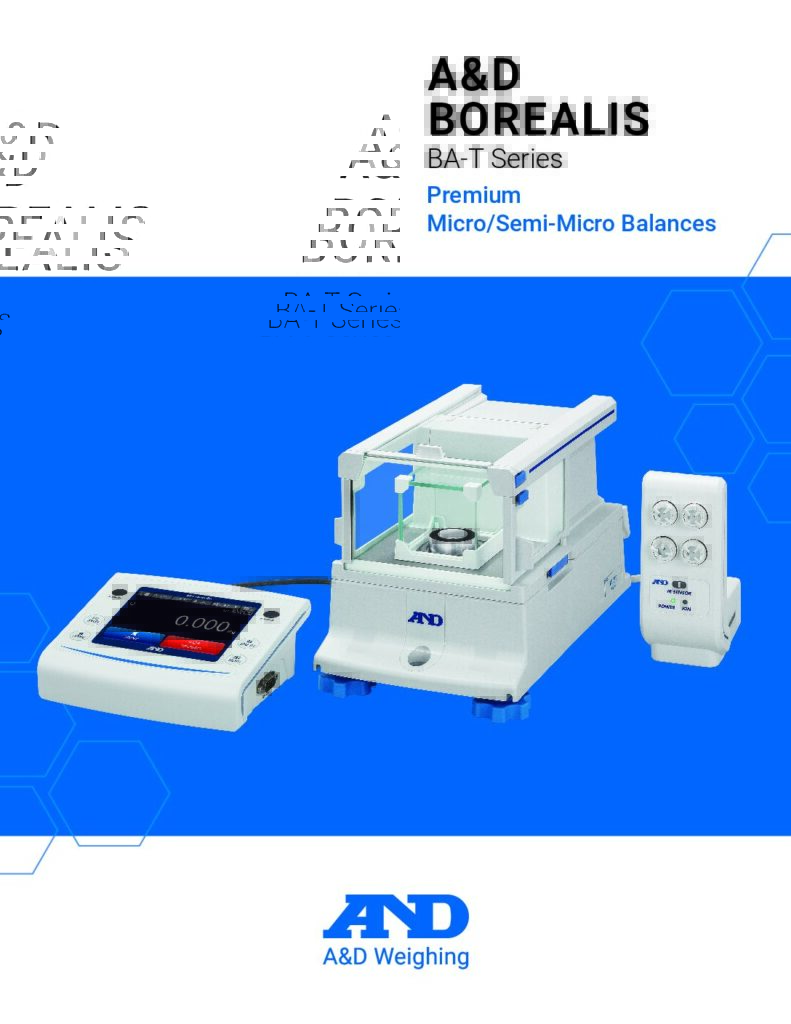 A&D BA-225TE Semi-Micro Balance, 220 g x 0.01 mg