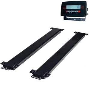 LP Scale LP7630A-4.7-24-5000 Mild Steel 4.7 x 24 inch LCD Portable Beam Scale 5000 x 1 lb