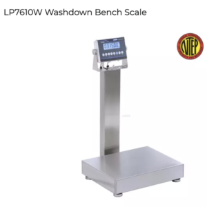 Bench scale LP7610W-SS-2020-500 lb Stainless Steel Bench Scale 20" x 20", 500 lb x 0.1 lb, NTEP Class III Legal for Trade Food Scale