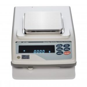 A&D GF-300P (GF300P) NTEP Class II pharmacy balance, 310 g x 0.001 g, front view