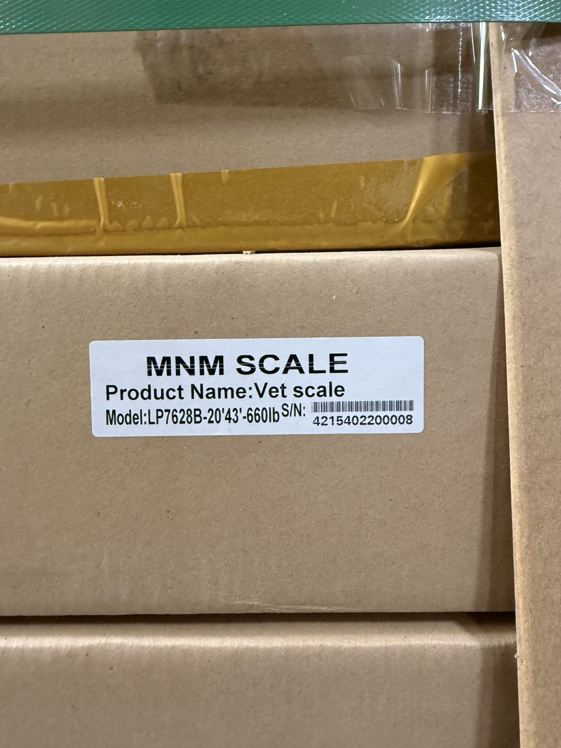 LP Scale LP7628B-2043-300 Mild Steel 20 x 43 inch LCD Pet Scale 300 x 0.1 lb - Image 6