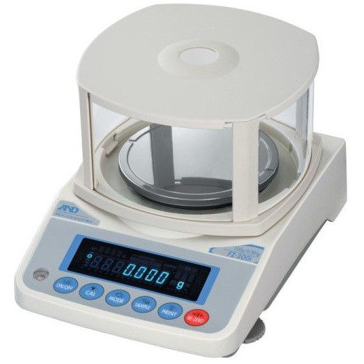 A&D FZ-500i precision balance 520 g x 0.001 g with breeze break