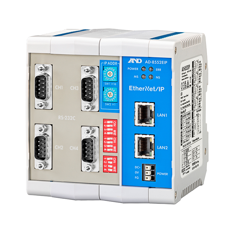 A&D AD-8552EIP RS-232C-to-EtherNet/IP Converter for AD-4212