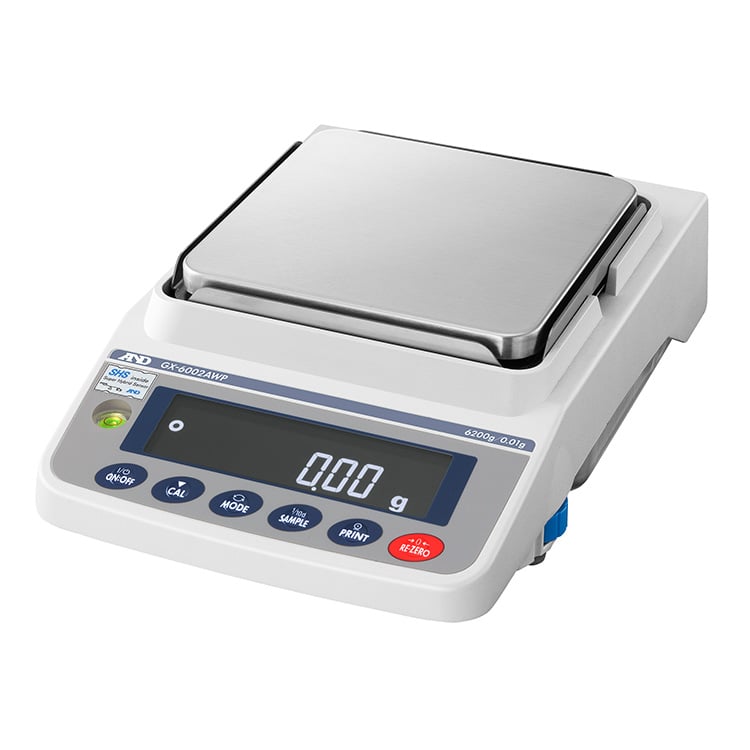 A&D GX-6001AWP (GX6001AWP) washdown precision balance, GX-AWP series (GX-6002AWP shown)