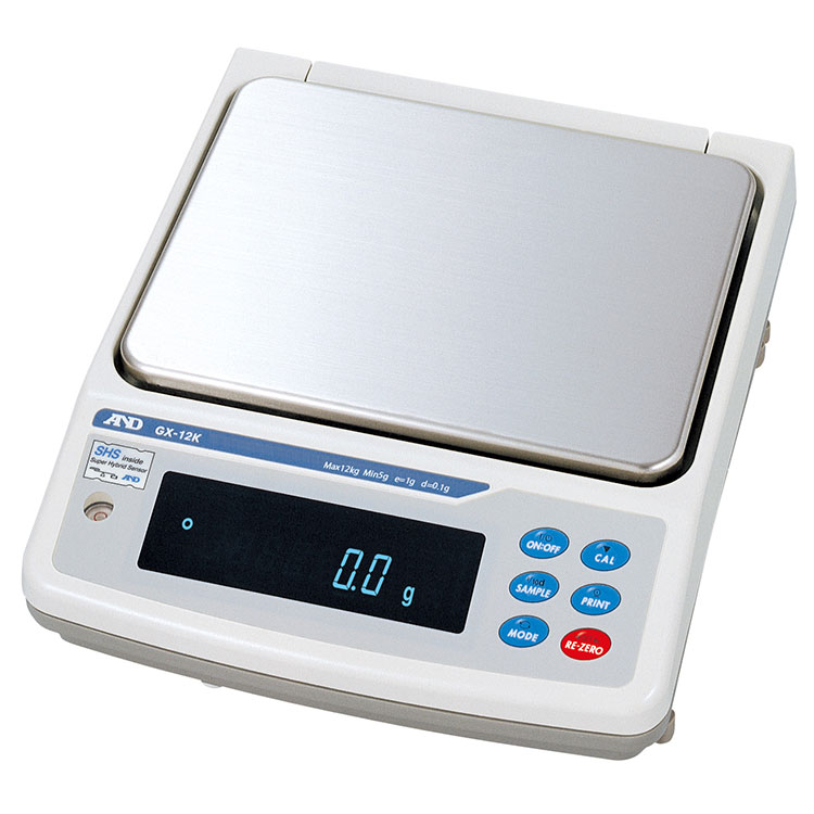 A&D GX-10K (GX10K) precision balance, GX-K series (GX-12K shown)